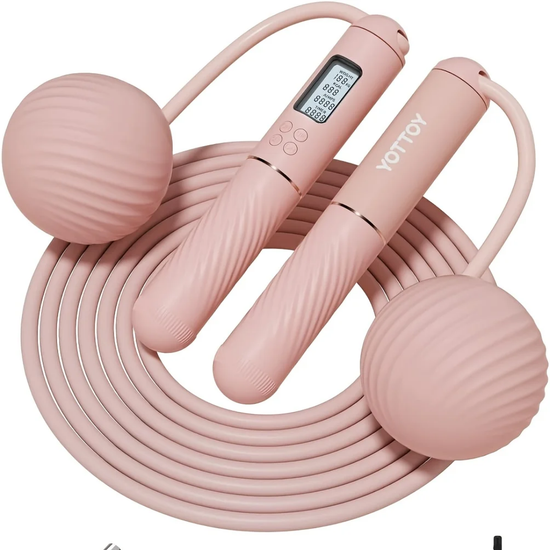 2 in 1 Cordless Digital Skipping Rope & Cord Counter Jump Rope