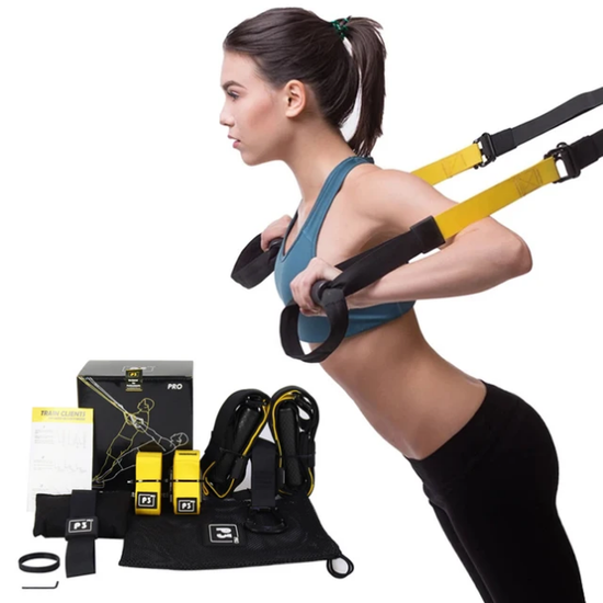 Premium Portable Suspension Trainer Straps | Sport Bodyweight Training Equipment