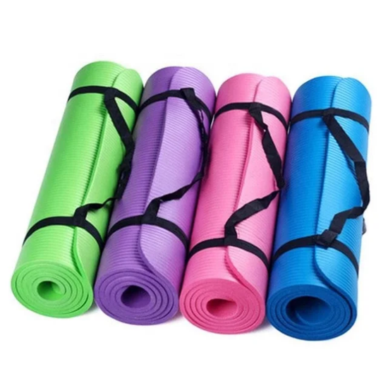 4MM Thick EVA Yoga Mat | Anti-Slip Exercise & Pilates Mat