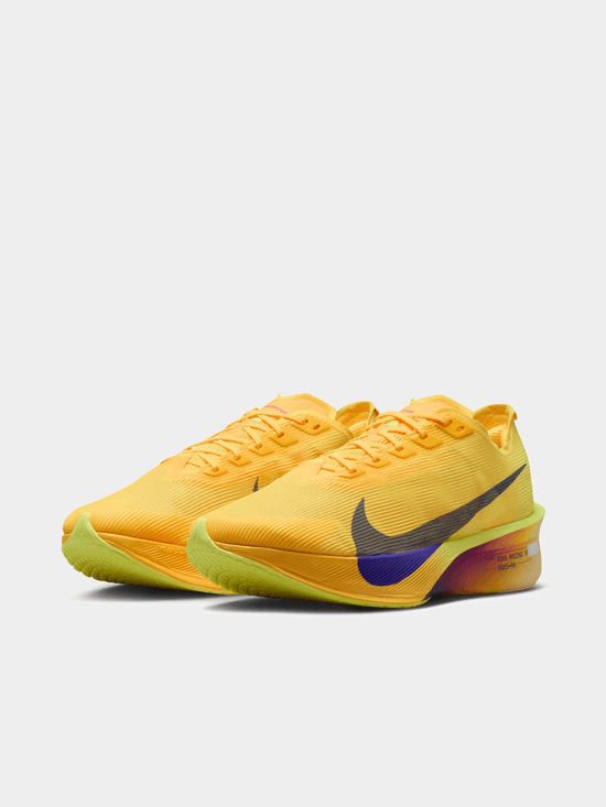Nike Womens Vaporfly 4 Yellow/Indigo Running Shoes