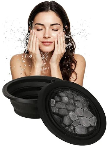 Folding Face Ice Bath Bowl | Cold Therapy Facial Recovery Tool