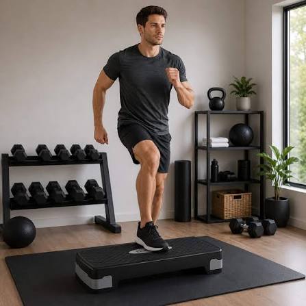 Aerobic Stepper Board | Adjustable Step Platform for Home Fitness Training